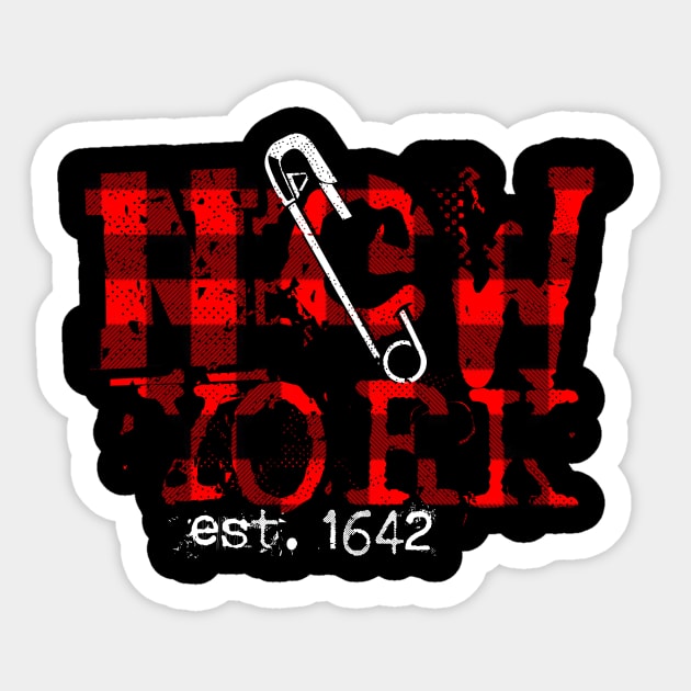 New York est 1642 15.0 Sticker by 2 souls